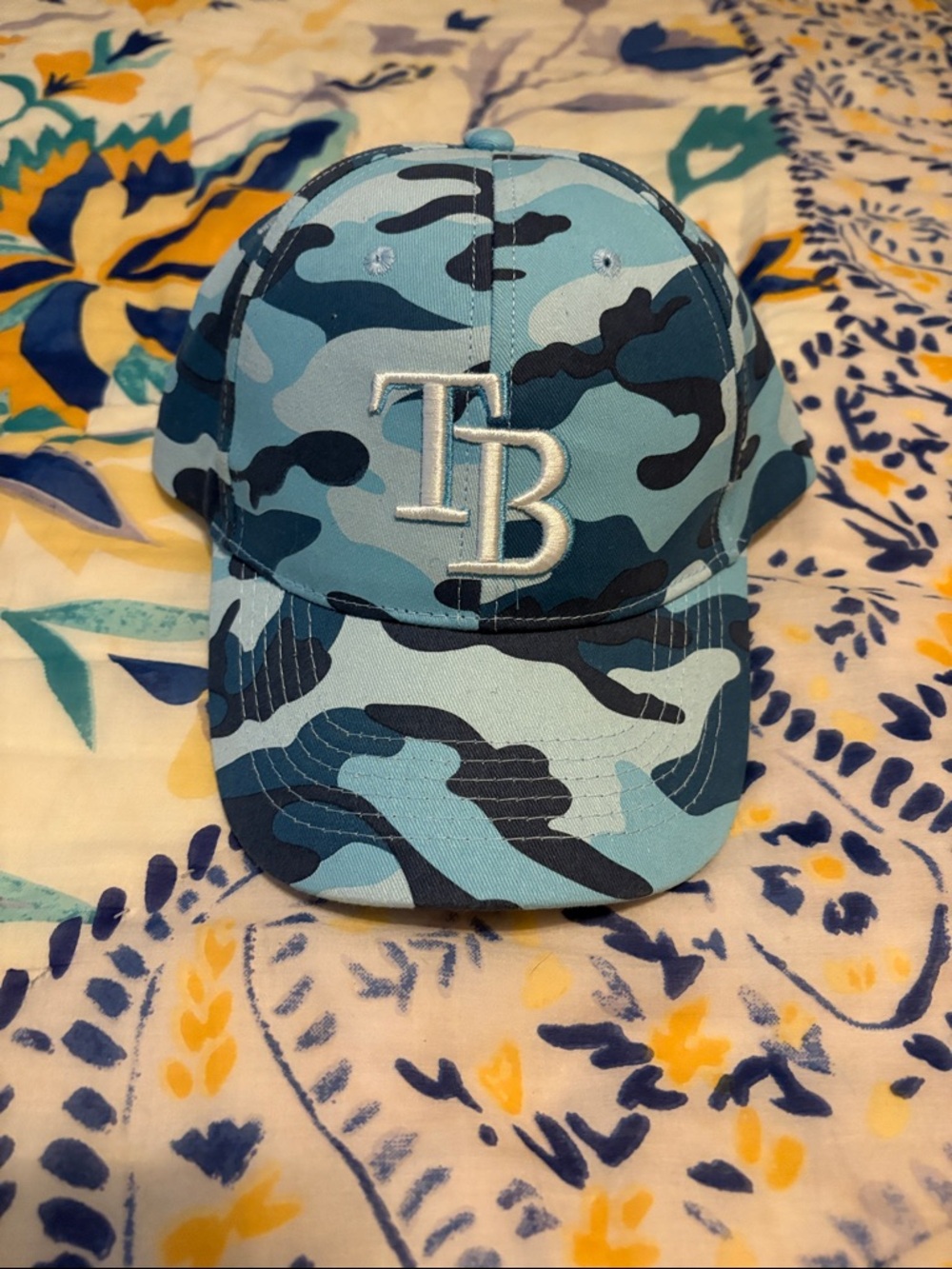 TB Blue Camo Baseball Cap - Women's Hat